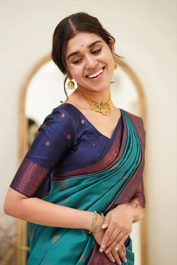 BLUE_PURE_BANARASI_SAREE
